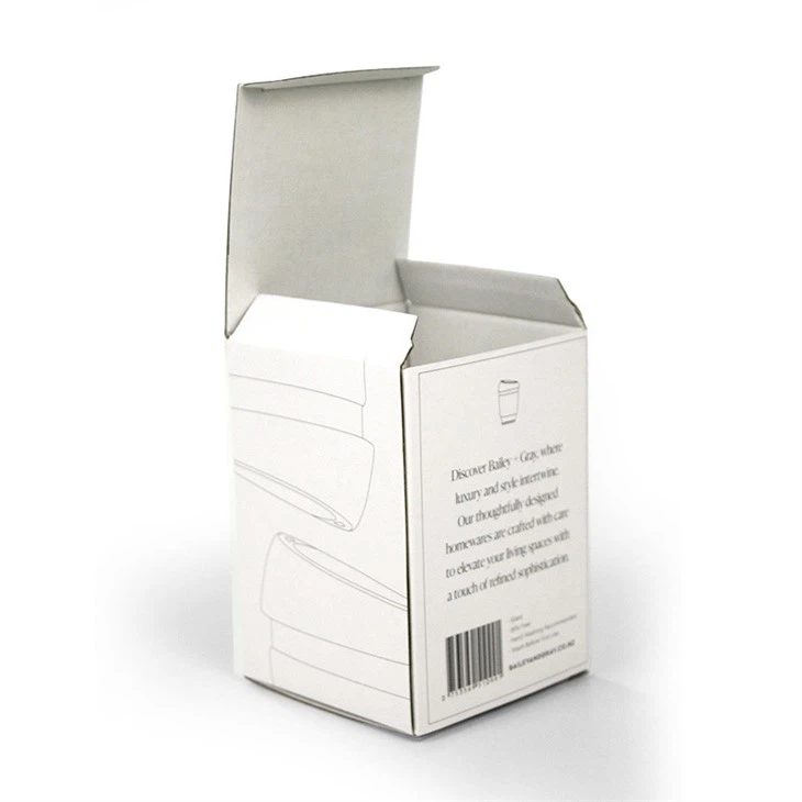 White Reverse Tuck Boxes high quality