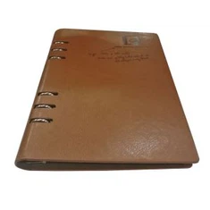 व्यवसाय अजेंडा शास्त्रीय लेदर वैयक्तिकृत वेळापत्रक नियोजक